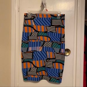LuLaRoe Funky Printed Pencil Skirt